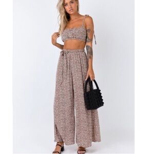 NWT Princess Polly The Chica Floral Crop Top in Multi Size 6